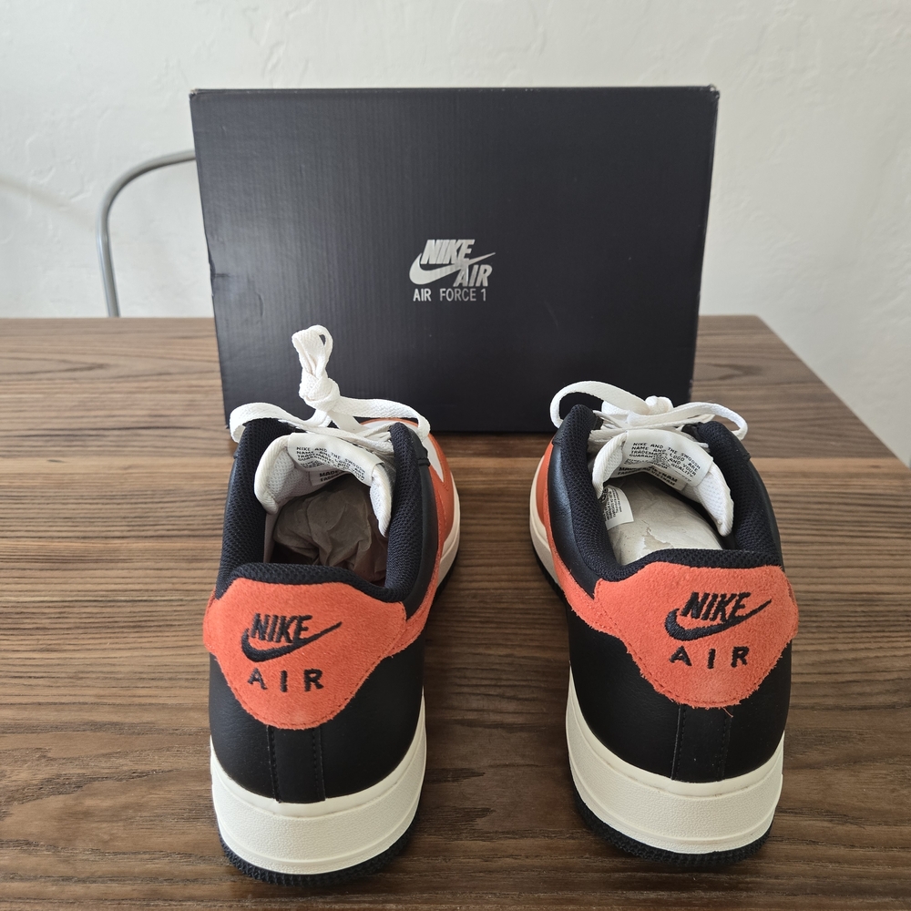 Nike Air Force 1 Low '07 LV8 Black Vintage Coral Phantom - HQ4987-010  10 New - Picture 8 of 11